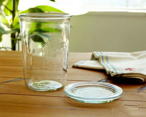 ウェック（WECK） モールド/Mold パッキン&クリップ付モールドシェイプ 750mlx6個セット