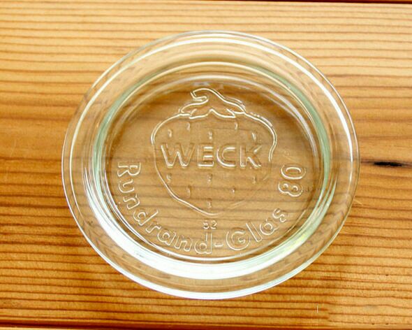 ウェック（WECK） デコ/Deco パッキン&クリップ付デコシェイプ 550mlx6個セット