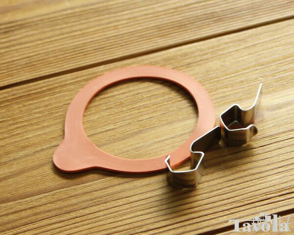 ウェック（WECK） チューリップ/Tulip パッキン&クリップ付チューリップシェイプ220mlx6個セット