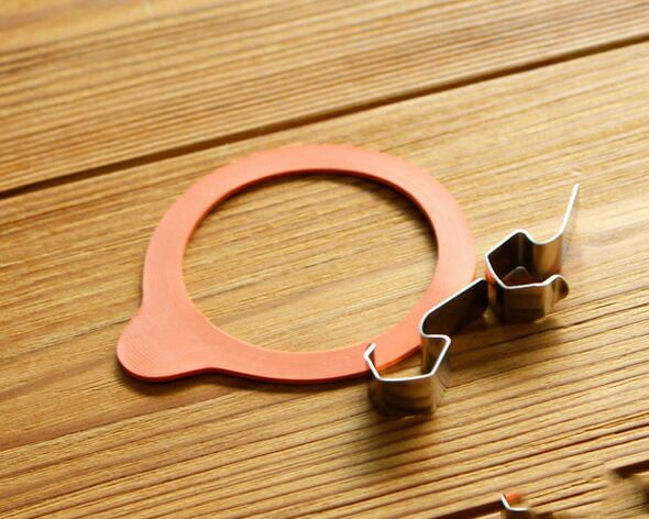 ウェック（WECK） ストレート/Straight パッキン&クリップ付ストレートシェイプ 600mlx6個セット