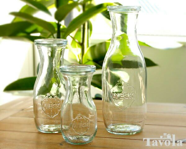 ウェック（WECK） ジュースジャー/Juice パッキン&クリップ付ジュースジャー 1.0Lx6個セット