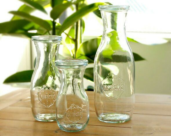 ウェック（WECK） ジュースジャー/Juice パッキン&クリップ付ジュースジャー 530mlx6個セット