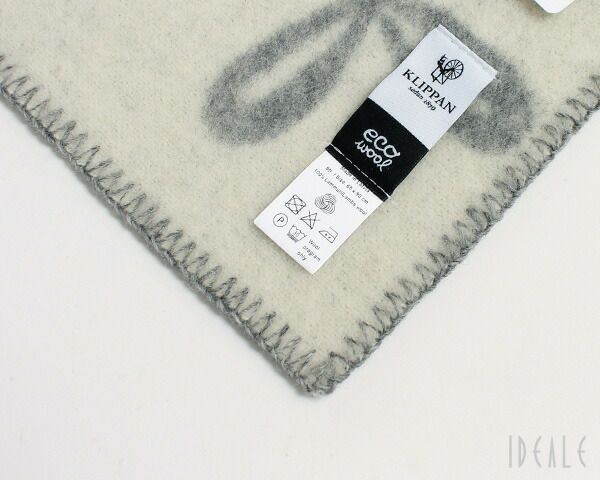 クリッパン（KLIPPAN） フクロウ ウールミニブランケット グレー