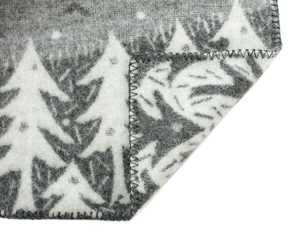 クリッパン（KLIPPAN） ミナ ペルホネン/mina perhonen レイクインザバレー ウール ブランケット グレー（グレイ）