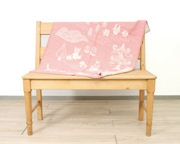 クリッパン（KLIPPAN） リトルベアー/Little bear コットンブランケット ミニ ピンク