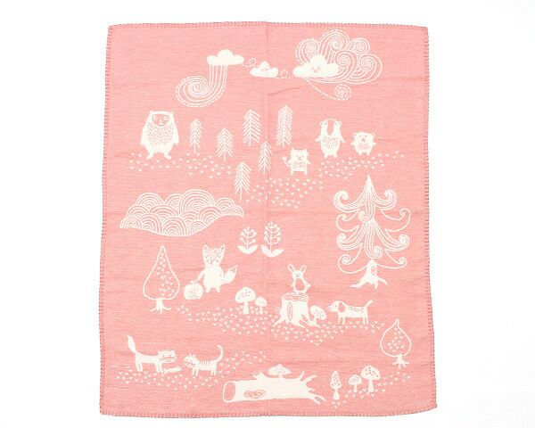 クリッパン（KLIPPAN） リトルベアー/Little bear コットンブランケット ミニ ピンク