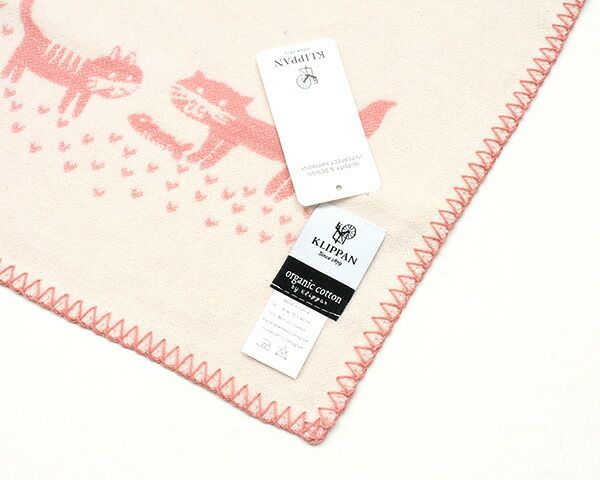 クリッパン（KLIPPAN） リトルベアー/Little bear コットンブランケット ミニ ピンク