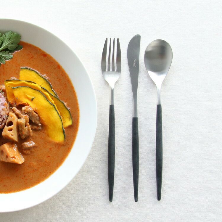 クチポール（Cutipol） ミオ/MIO ディナー3点セット ブラック