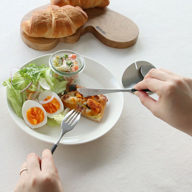 クチポール（Cutipol） ミオ/MIO デザート3点＆カトラリーレスト1点 ブラック