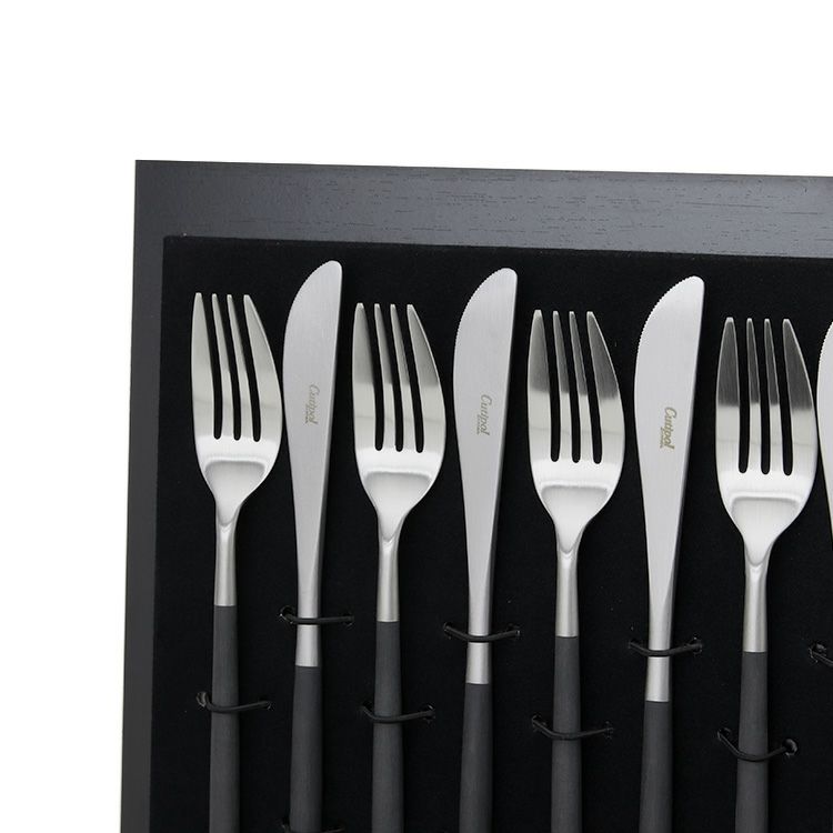 クチポール（Cutipol） ミオ/MIO ディナー24点セット ブラック