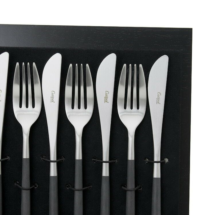 クチポール（Cutipol） ミオ/MIO ディナー24点セット ブラック