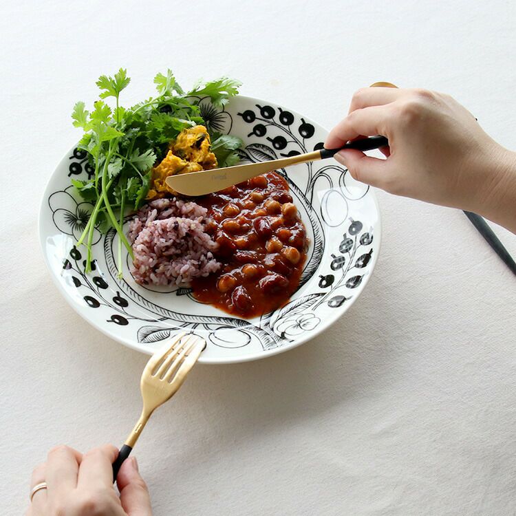 クチポール（Cutipol） ミオ/MIO ディナーナイフ ブラックマットゴールド