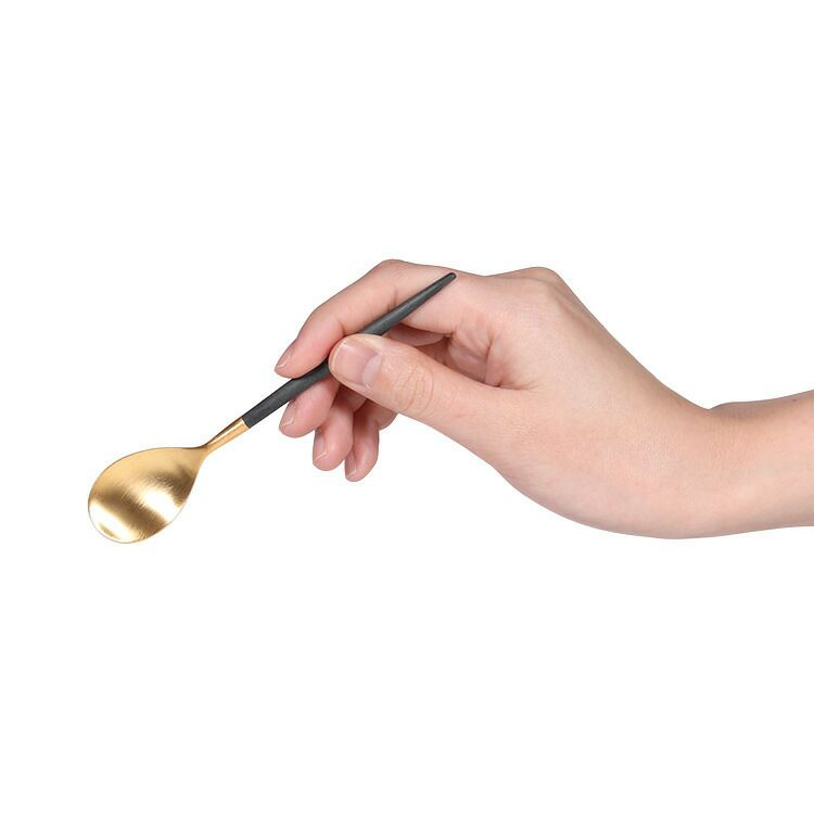 クチポール（Cutipol） ミオ/MIO コーヒー/ティースプーン ブラックマットゴールド