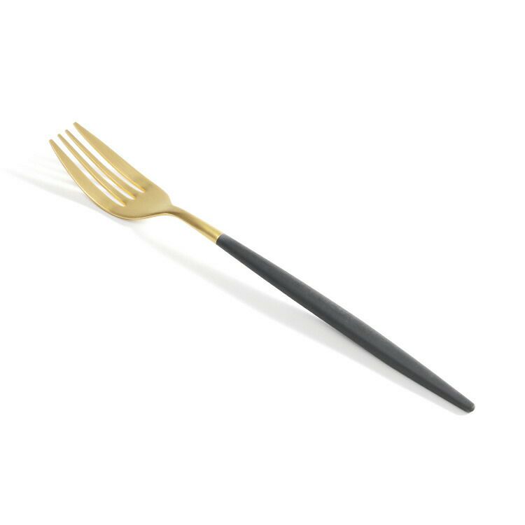 クチポール（Cutipol） ミオ/MIO ディナー6点セット 化粧箱付 ブラックマットゴールド