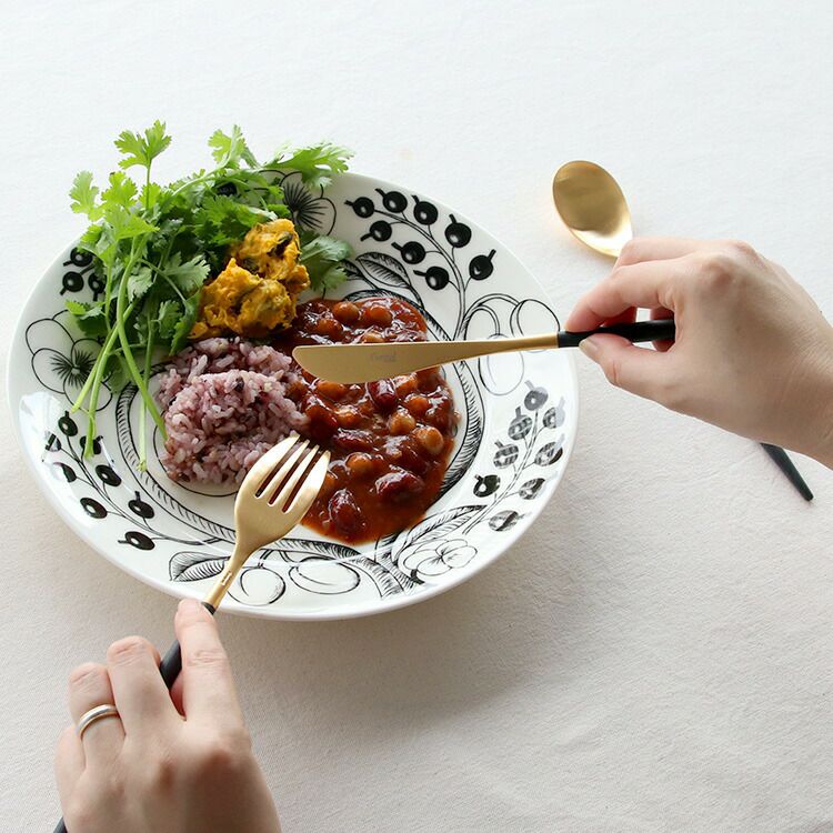 クチポール（Cutipol） ミオ/MIO ディナー6点セット 化粧箱付 ブラックマットゴールド