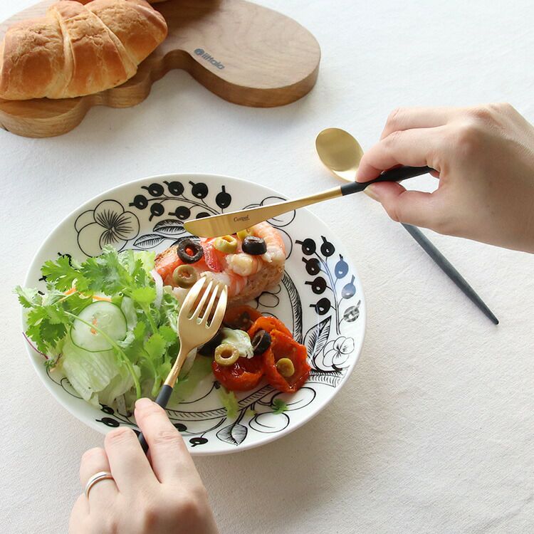 クチポール（Cutipol） ミオ/MIO デザート6点セット 化粧箱付 ブラックマットゴールド