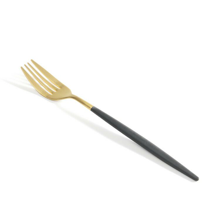 クチポール（Cutipol） ミオ/MIO ディナー8点セット 化粧箱付 ブラックマットゴールド