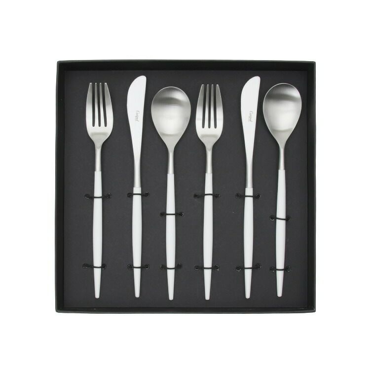 クチポール（Cutipol） ミオ/MIO ディナー6点セット 化粧箱付 ホワイト