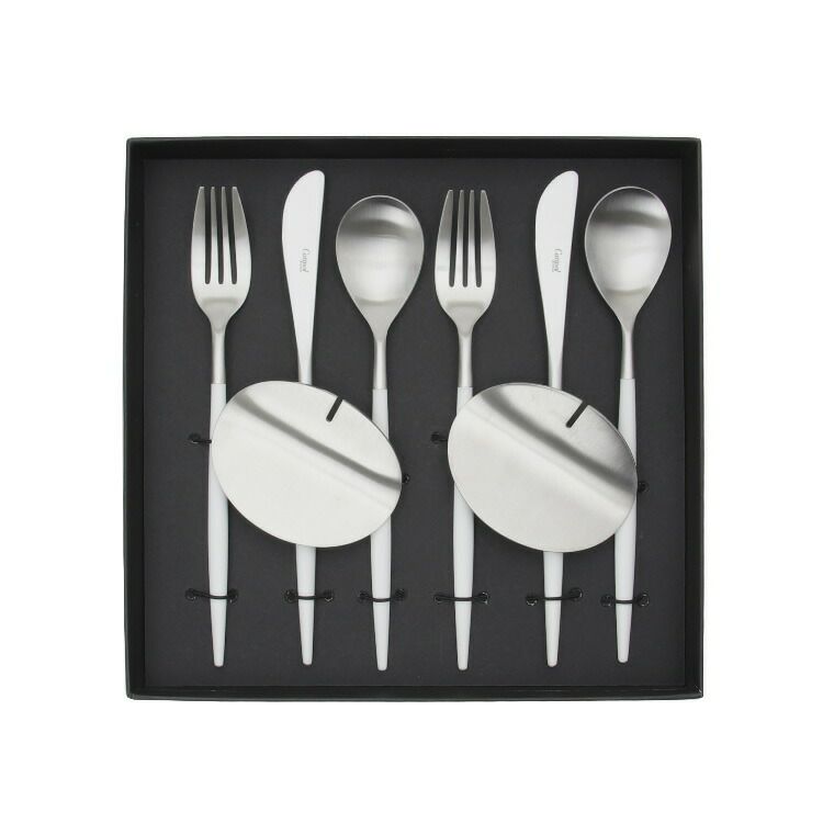 クチポール（Cutipol） ミオ/MIO ディナー8点セット 化粧箱付 ホワイト