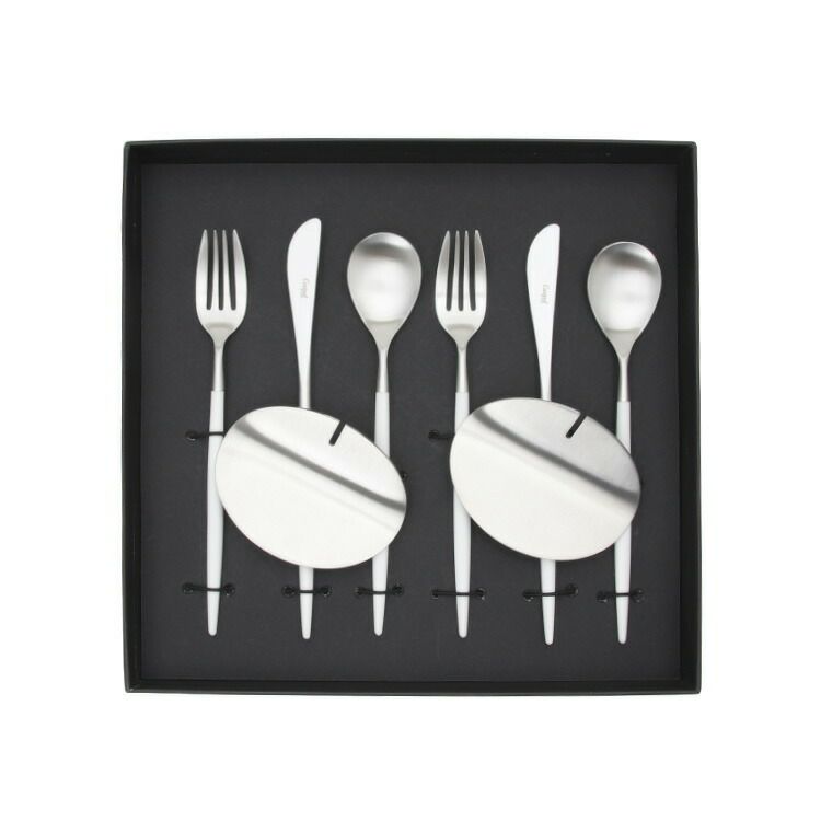 クチポール（Cutipol） ミオ/MIO デザート8点セット 化粧箱付 ホワイト