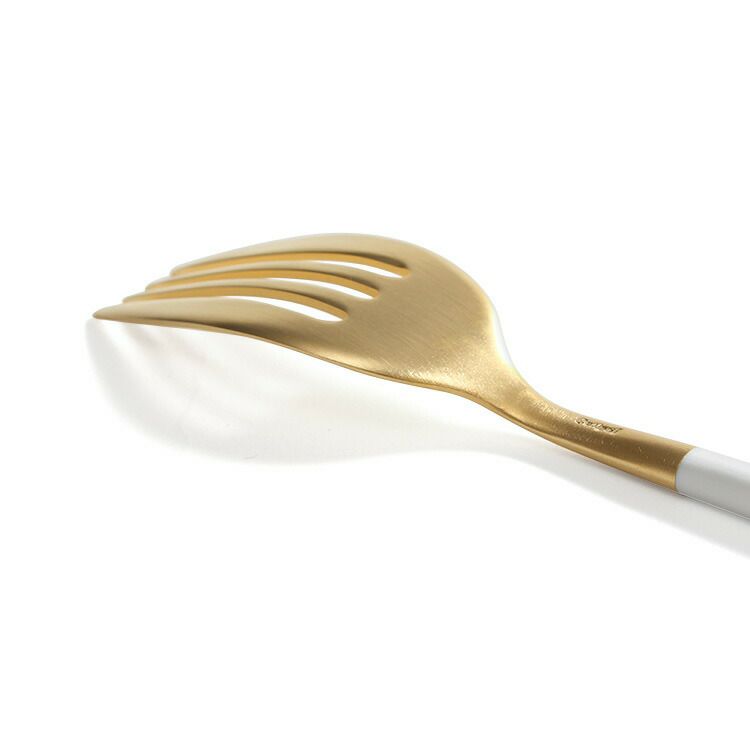 クチポール（Cutipol） ミオ/MIO ディナーフォーク ホワイトマットゴールド