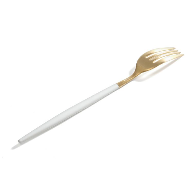 クチポール（Cutipol） ミオ/MIO ディナーフォーク ホワイトマットゴールド