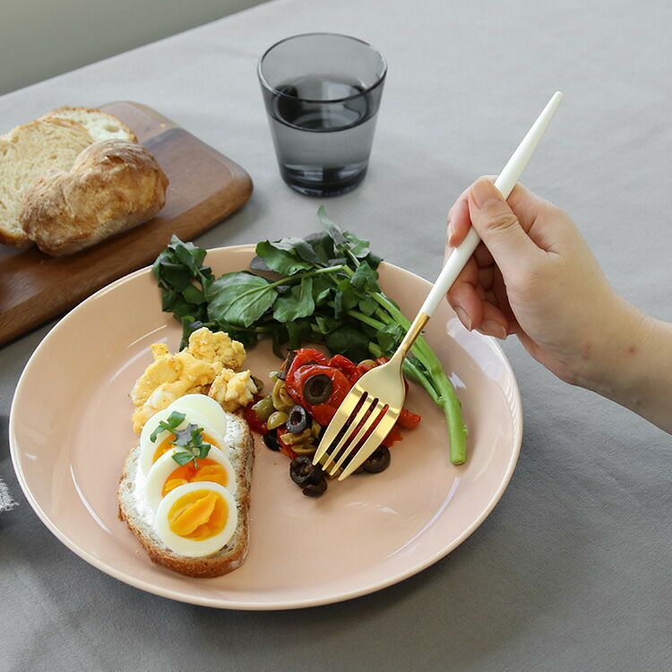 クチポール（Cutipol） ミオ/MIO ディナーフォーク ホワイトマットゴールド