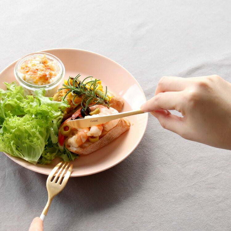 クチポール（Cutipol） ミオ/MIO デザートナイフ ホワイトマットゴールド