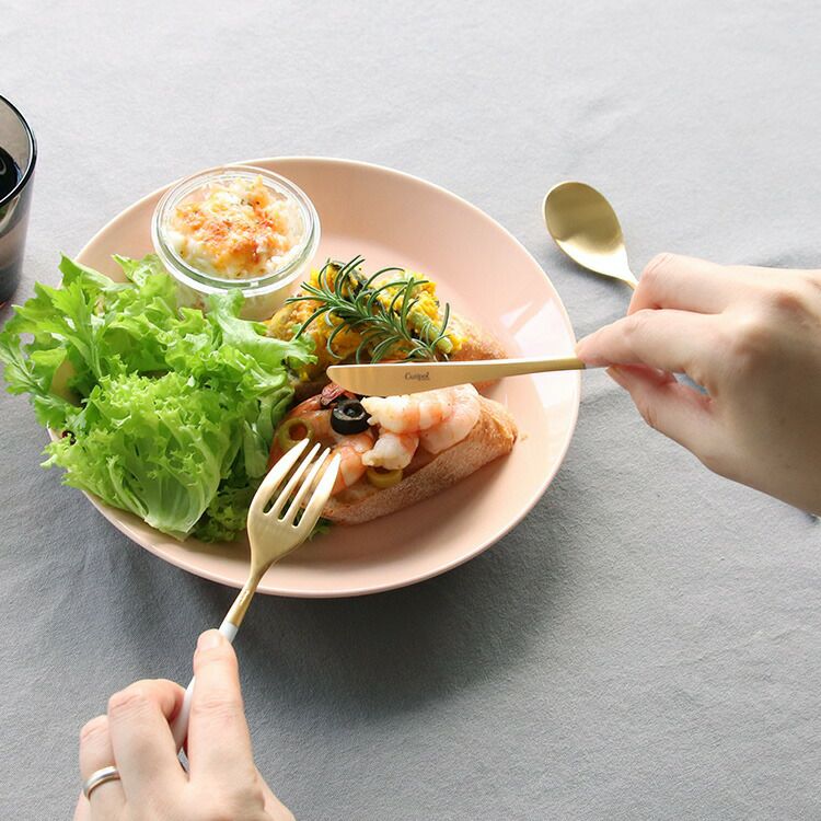 クチポール（Cutipol） ミオ/MIO デザート3点セット ホワイトマットゴールド