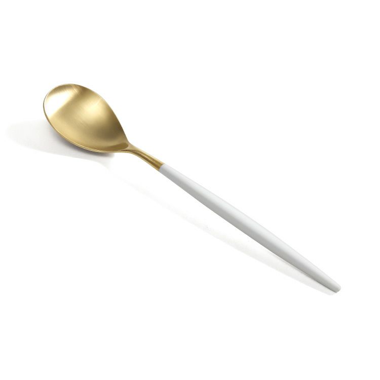 クチポール（Cutipol） ミオ/MIO ディナー3点＆カトラリーレスト1点 ホワイトマットゴールド