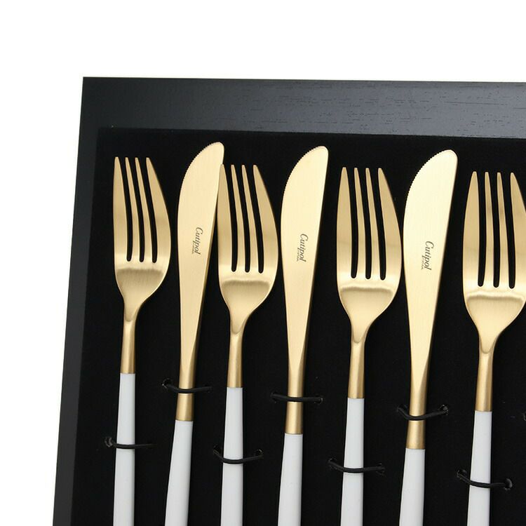 クチポール（Cutipol） ミオ/MIO ディナー24点セット ホワイトマットゴールド