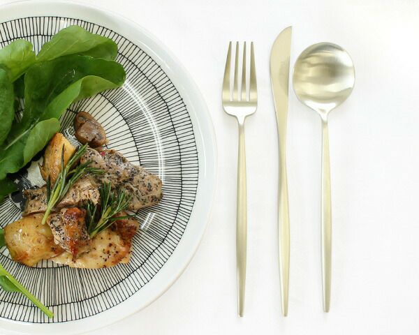 クチポール（Cutipol） ムーンマット/MOON MATT ディナー3点セット シャンパン