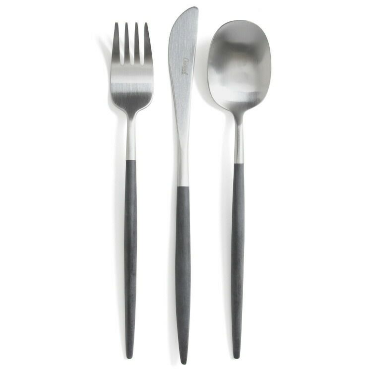 クチポール（Cutipol） ナウ/NAU ディナー3点セット ブラック