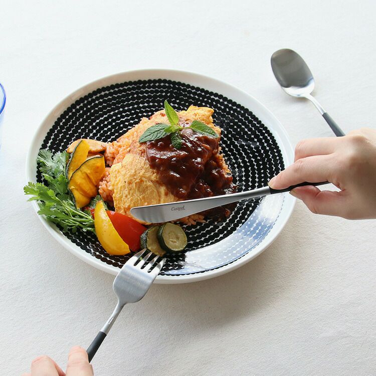 クチポール（Cutipol） ナウ/NAU ディナー6点セット 化粧箱付 ブラック