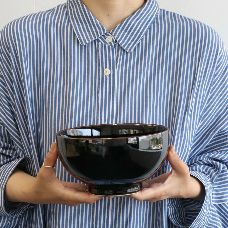 白山陶器 6寸深めん丼 18.5cm