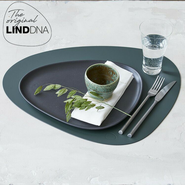 リンド ディーエヌーエー（LIND DNA） カーブプレイスマット SOFTBUCK 37x44cm
