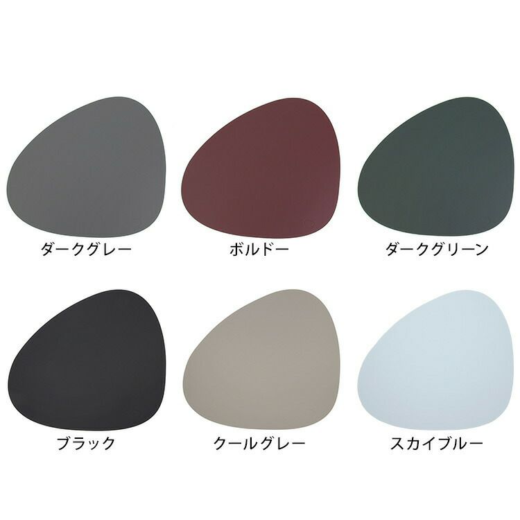 リンド ディーエヌーエー（LIND DNA） カーブプレイスマット SOFTBUCK 37x44cm