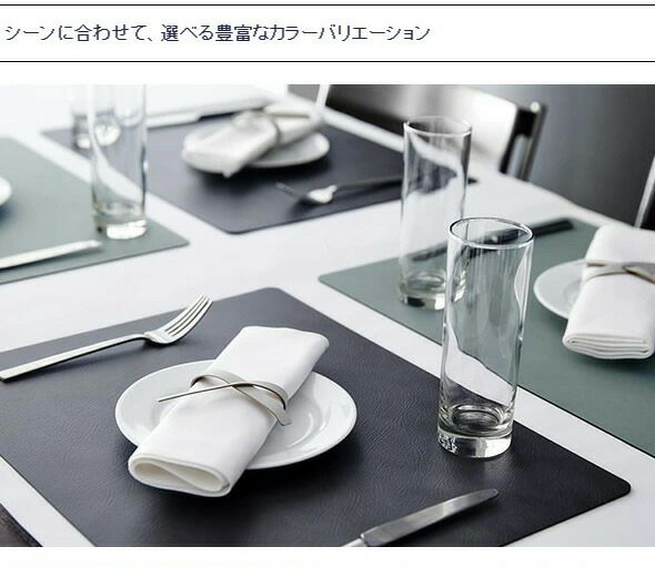 リンド ディーエヌーエー（LIND DNA） スクエアプレイスマット NUPO 35x45cm