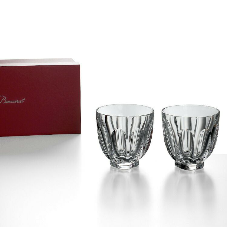 バカラ（Baccarat） アルクール/Harcourt オールドファッション タンブラー 9.1cm ペア