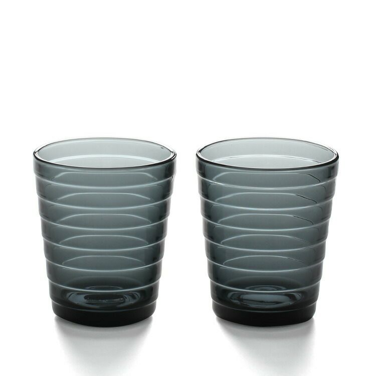 イッタラ（iittala） アイノアアルト/Aino Aalto タンブラー 220ml ペア ダークグレー