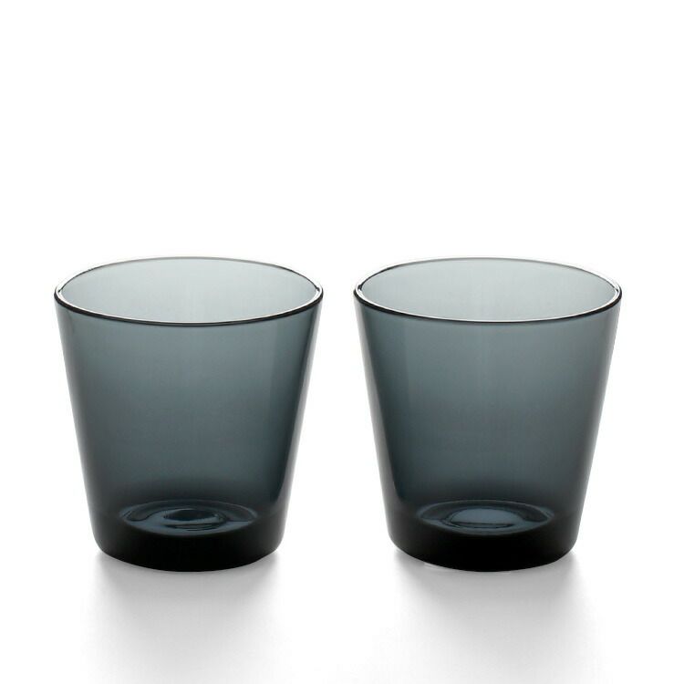 イッタラ（iittala） カルティオ/Kartio タンブラー 210ml ペア ダークグレー