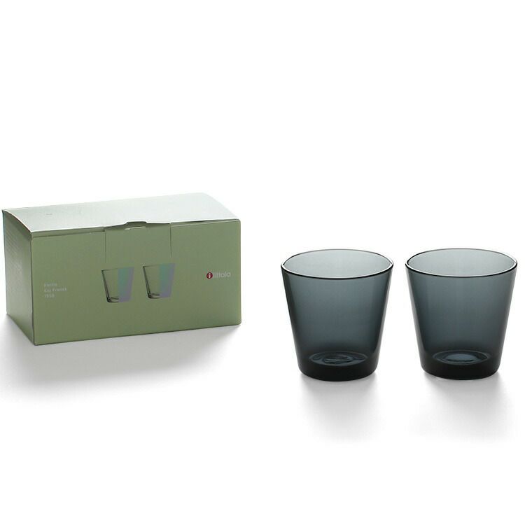 イッタラ（iittala） カルティオ/Kartio タンブラー 210ml ペア ダークグレー