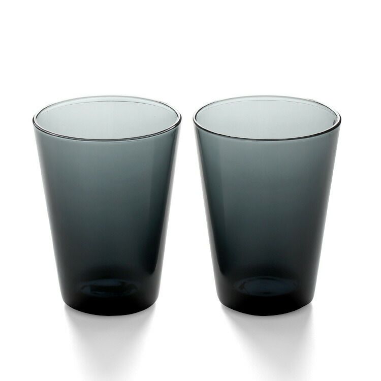 イッタラ（iittala） カルティオ/Kartio ハイボール 400ml ペア ダークグレー