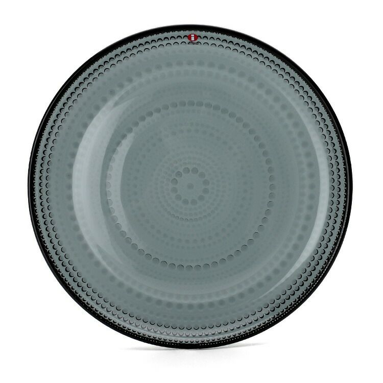 イッタラ（iittala） カステヘルミ/Kastehelmi プレート 24.8cm ダークグレー
