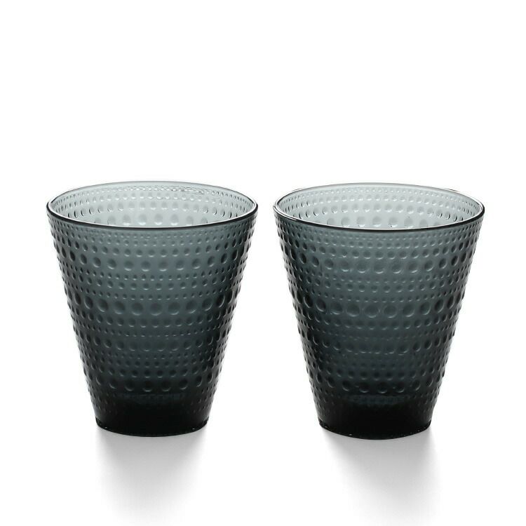 イッタラ（iittala） カステヘルミ/Kastehelmi タンブラー ペア 300ml ダークグレー