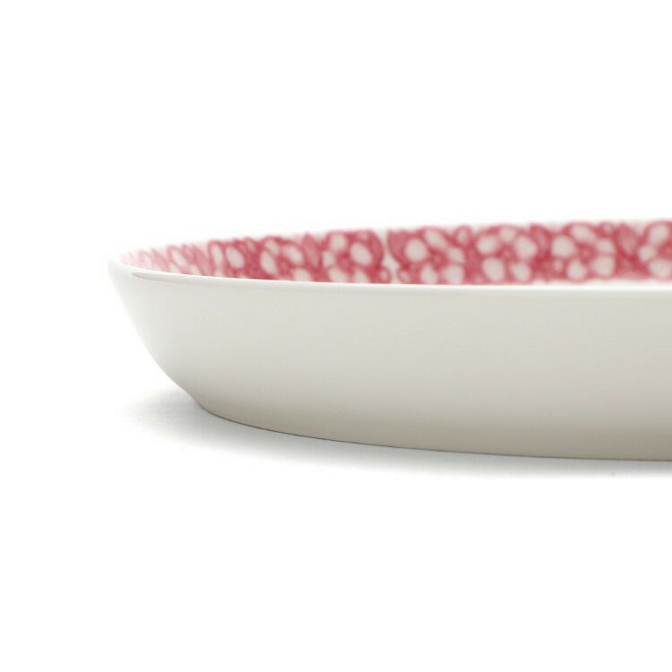 アラビア（ARABIA） フヴィラ/Huvila プレート 24cm ピンク/ホワイト