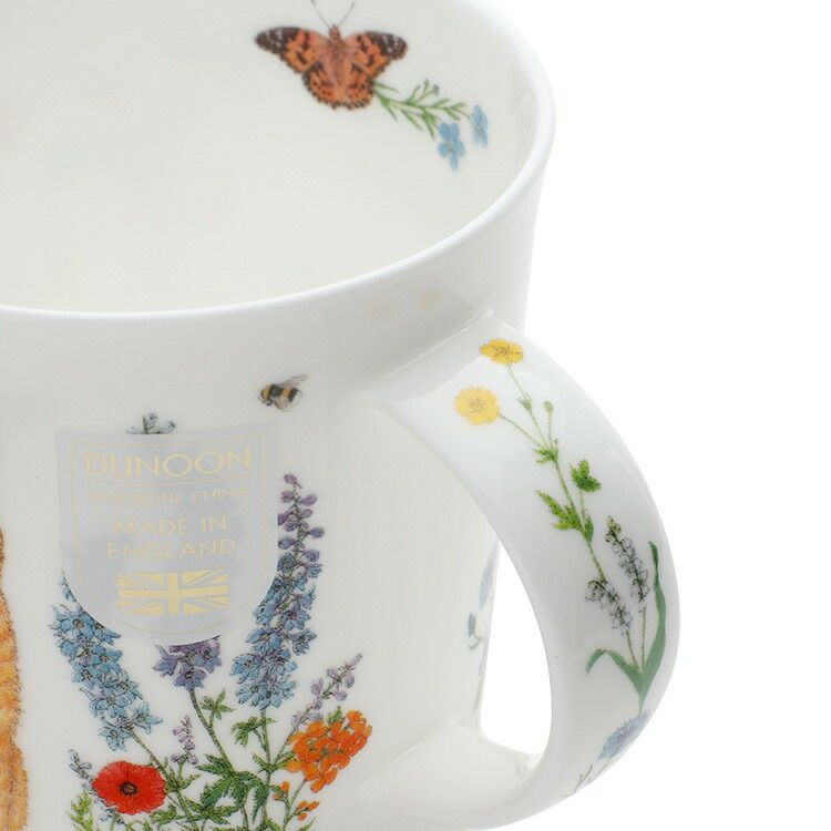 ダヌーン（Dunoon） LOMOND マグカップ フラワーキャット 茶トラ猫