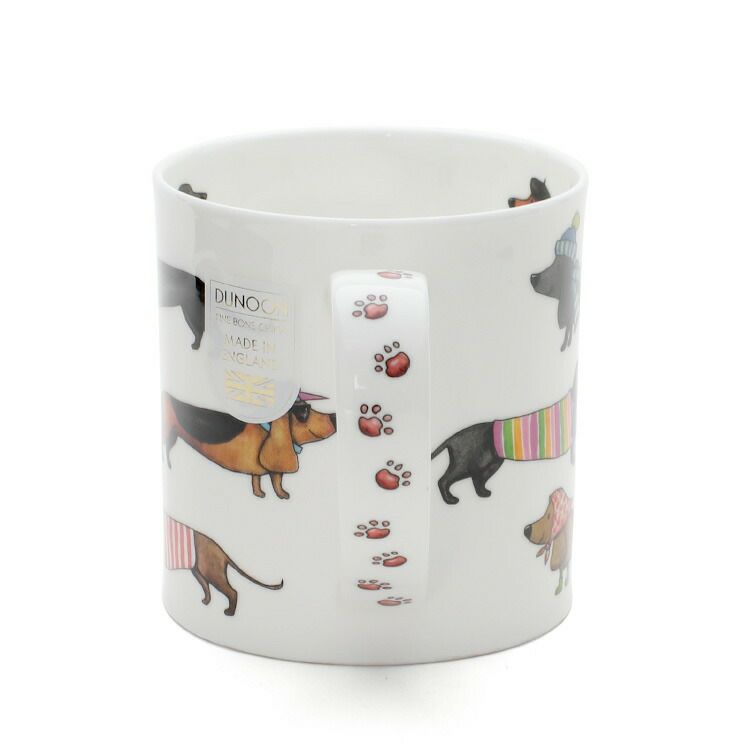 ダヌーン（Dunoon） ORKNEY マグカップ ダックスフンドのファッションショー