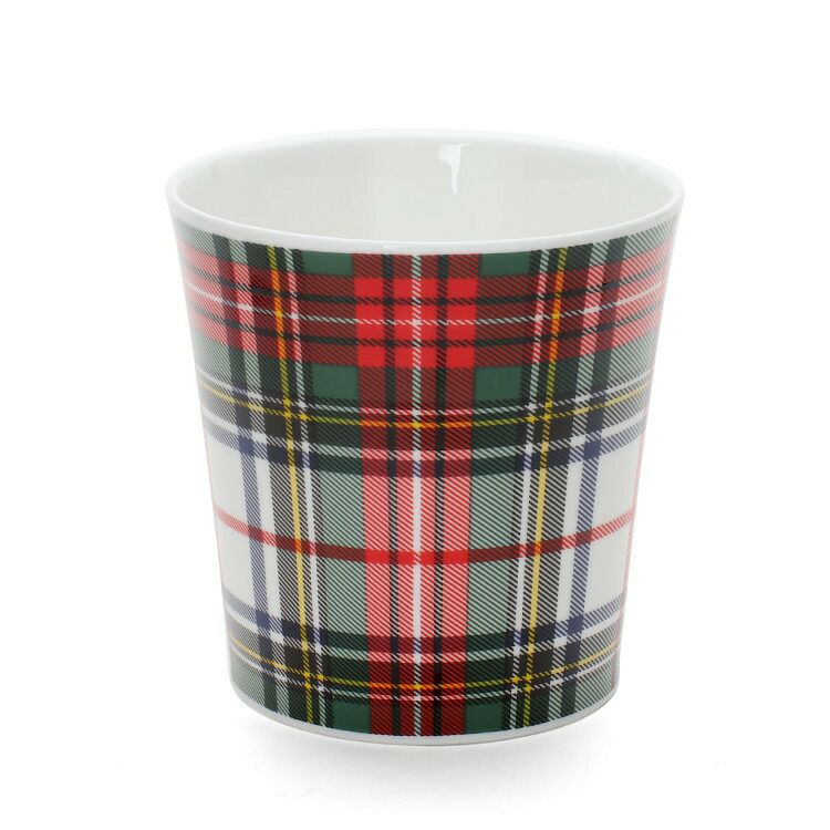 ダヌーン（Dunoon） CAIRNGORM マグカップ タータンチェック ホワイト×レッド