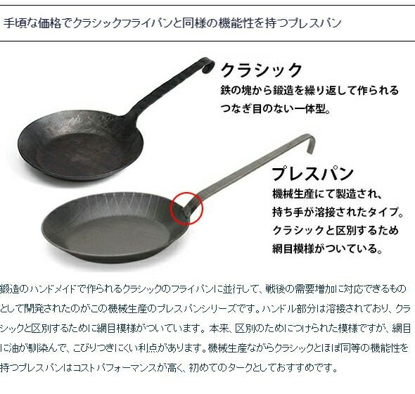 ターク（TURK） プレスパン ベントハンドル 浅型 20cm